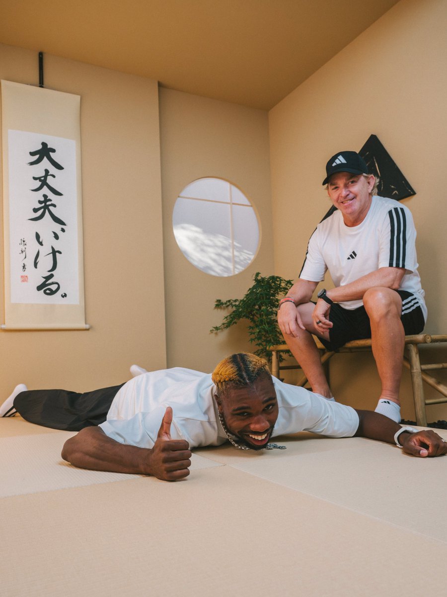 adidasJP's tweet photo. 二人三脚で東京を駆け抜け、2つの金メダルを手にしたノア ライルズと、コーチのランス ブラウマン。
真のアイコンとなった最強タッグが、これからも世界をリードし続ける。

ひとりじゃないから。
大丈夫、いける。

@LylesNoah 
@LanceBrauman 

You Got This https://t.co/ZbARFz0Gkf