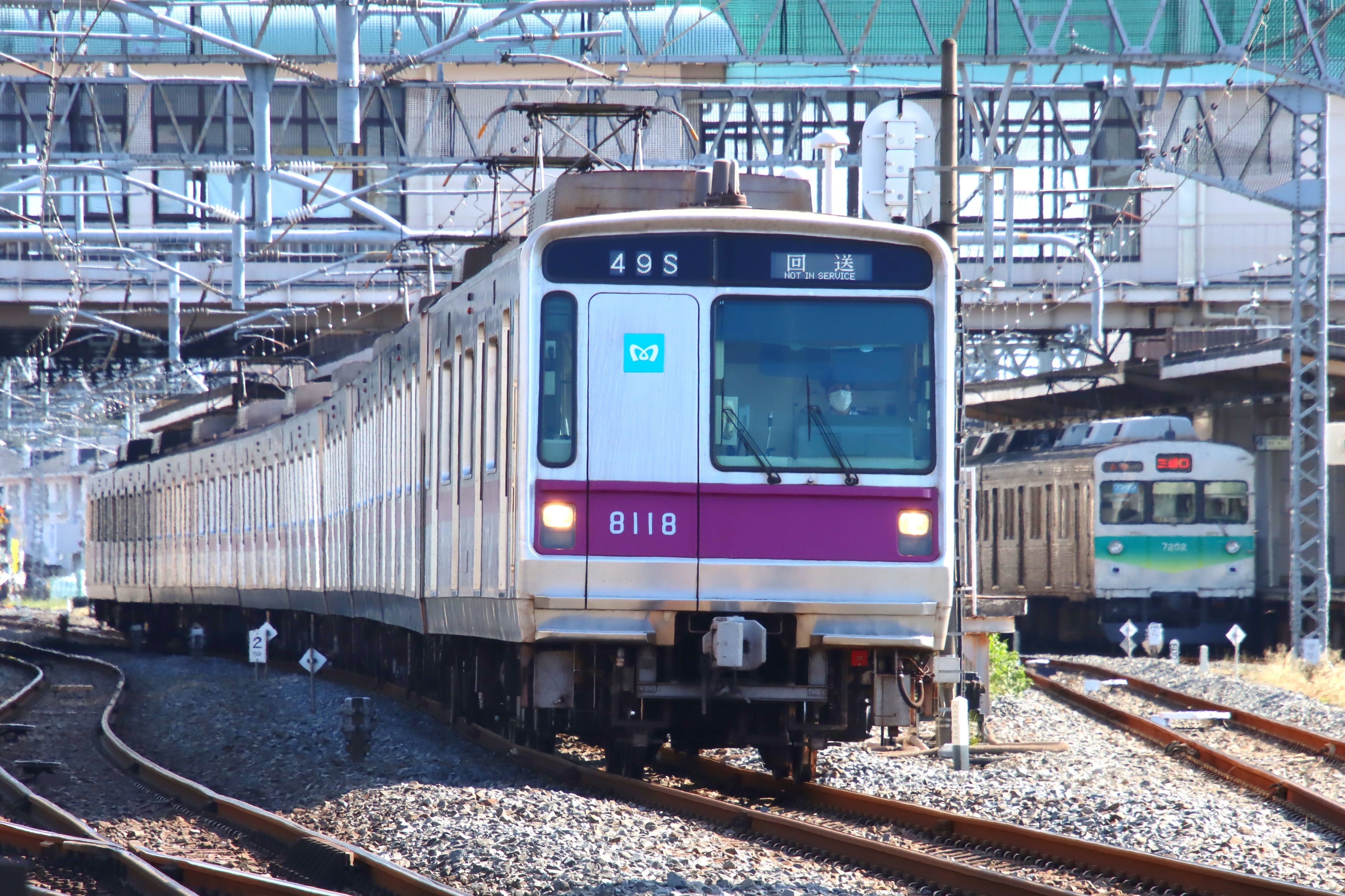 鉄道★激安処分！一生物！博多路面電車 特大！電停看板★昭和の廃線看板 鉄道☆激安処分！一生物！博多路面電車 特大！電停看板☆昭和の