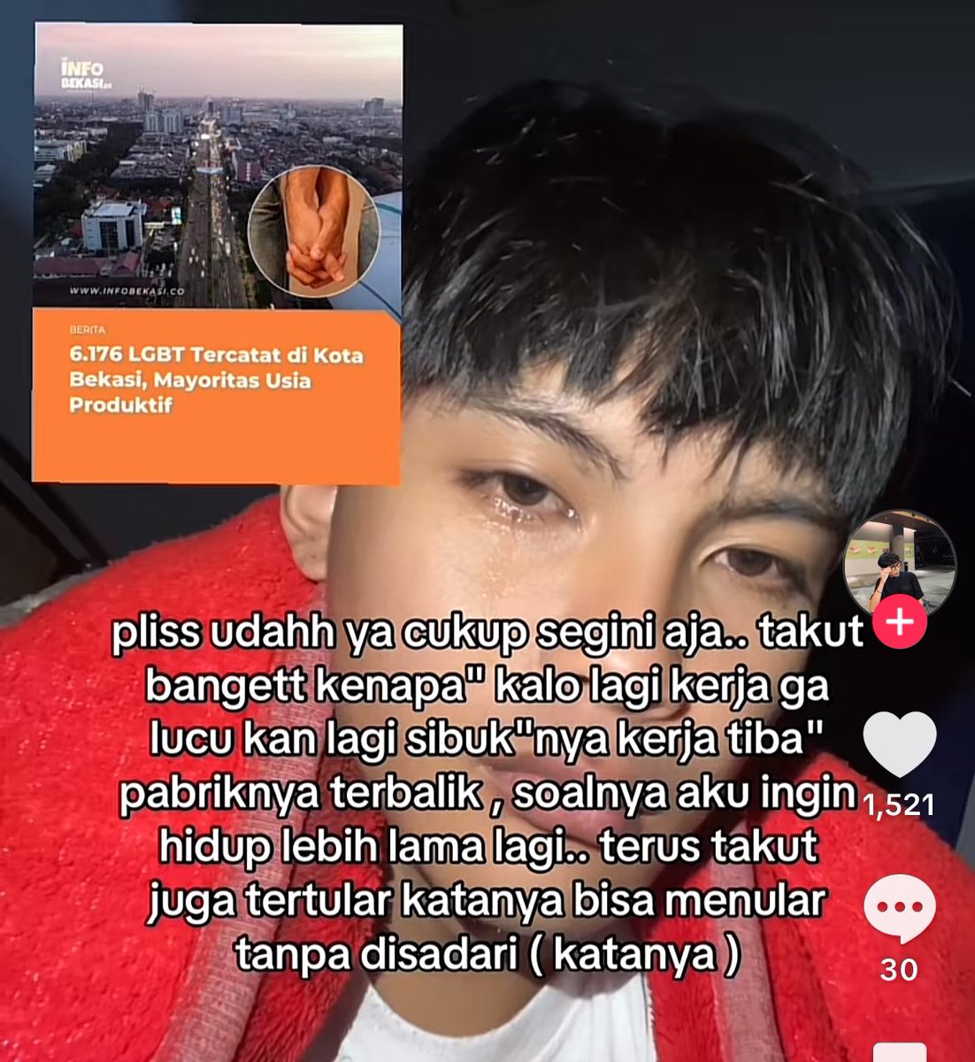 lombasihirlagi's tweet image. talking nonsense about LGBT while looking like you’re about to cry in THAT LOOK and ENERGY is wild. fokus on learning before you spread ignorance. educate yourself, its embarrassing.