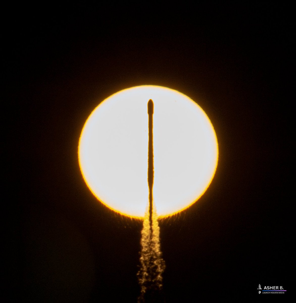 Nailed it! Falcon 9 successfully launched IMAP this morning, and allowed me to finally get a solar transit!

📸: for <a href="/LaunchHeavenX/">Launch Heaven</a>