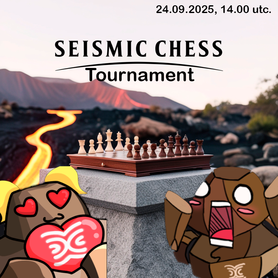 margor2084's tweet photo. Gmic. 
Join Seismic Chess Tournament!
24.09.2025 14.00 utc.
Go to discord for details. @SeismicSys #seismic
https://t.co/bvfWCk2gSC https://t.co/HaIdUdqbyk
