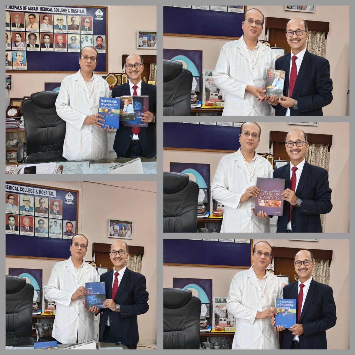 I was extremely happy to present a few books to Prof Sanjib Kakati, Principal,Assam Medical College #Dibrugarh. The books  are edited by me. I studied here from 1976 to 1986 <a href="/Laxmanacharya54/">लक्ष्मण प्रसाद आचार्य (Lakshman Prasad Acharya)</a> <a href="/CMOfficeAssam/">Chief Minister Assam</a> <a href="/TheAshokSinghal/">Ashok Singhal</a> <a href="/himantabiswa/">Himanta Biswa Sarma</a> <a href="/MoHFW_INDIA/">Ministry of Health</a> <a href="/NMC_IND/">National Medical Commission</a>  <a href="/PrasantaPhukan_/">Prasanta Phukan</a>