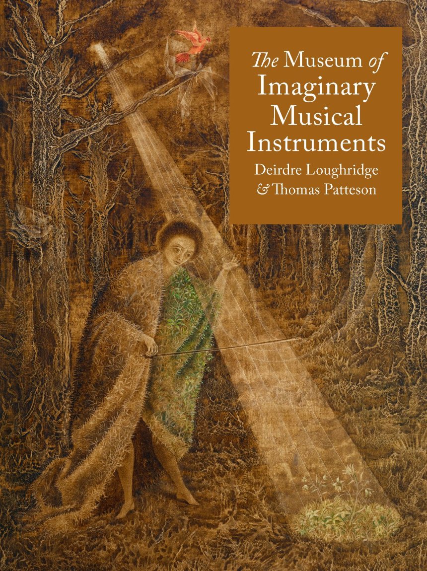 Behold: The Museum of Imaginary Musical Instruments book cover! If you like our online museum imaginaryinstruments.org you’ll love this book, out in April in the UK and July in the US. press.uchicago.edu/ucp/books/book… <a href="/reaktionbooks/">Reaktion Books</a>