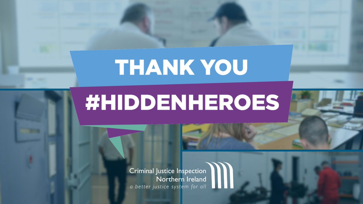 It’s #HiddenHeroesDay, a date dedicated to recognise and appreciate the work that staff in <a href="/NIPrisons/">NI Prison Service</a>, <a href="/PBNINews/">Probation Board for Northern Ireland</a> and <a href="/Y_J_Agency/">Youth Justice Agency</a> do every day to look after the people in their care and their service to the public in Northern Ireland. 

Thank you to you all.
