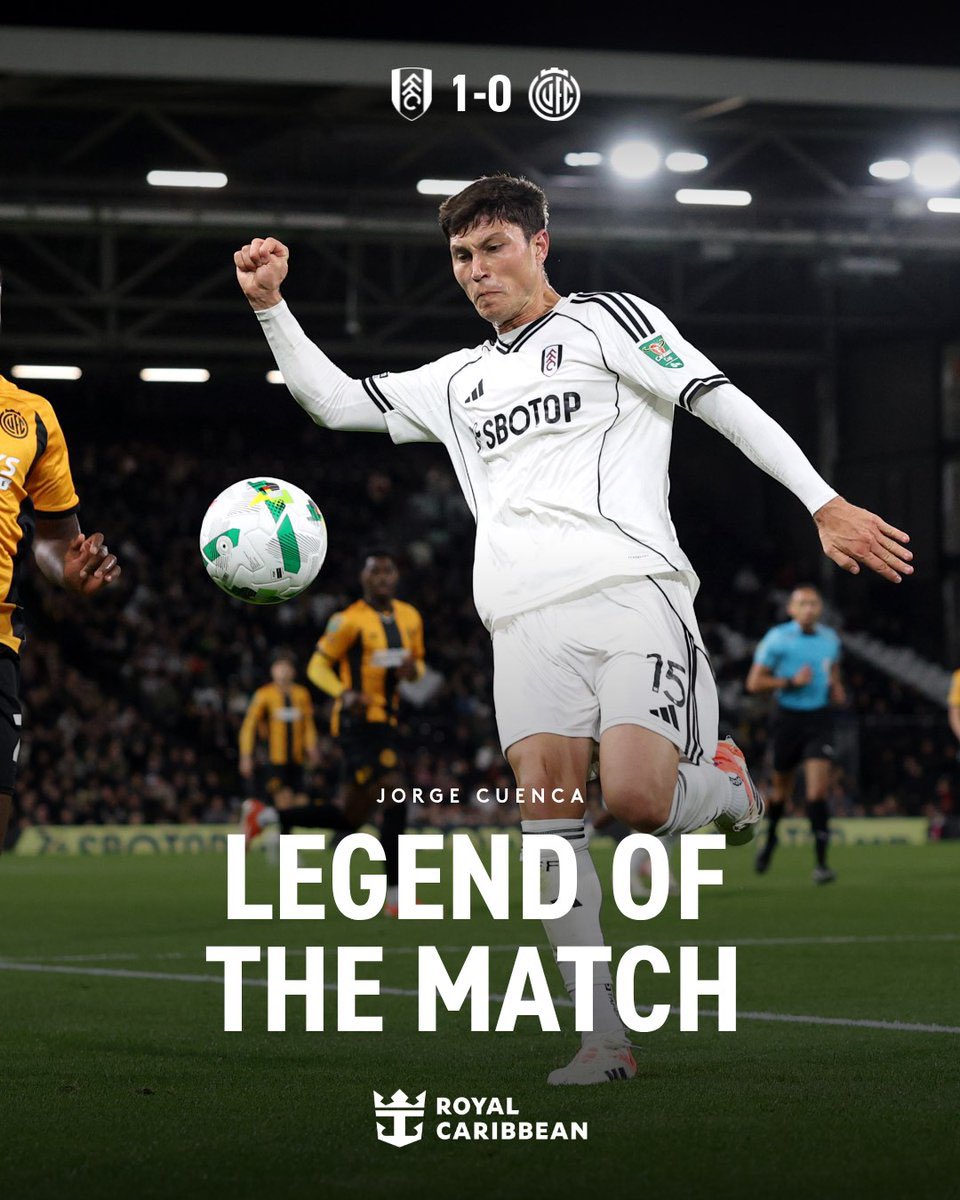 لم يتلق مرمانا أي تسديدة مباشرة خلال المباراة، ويعود الفضل في ذلك جزئياً إلى الأداء الدفاعي المميز من <a href="/jorgecuenca22/">Jorge Cuenca</a> . 🧱
#فولهام | #FFC