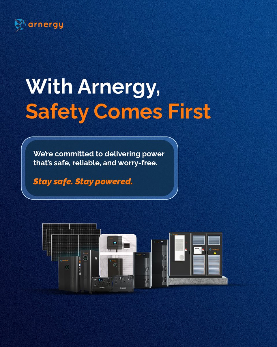 arnergy's tweet image. ⚡ Missed a few? 
Here are more solar safety tips you can’t afford to ignore. 👉

#solar #solartips #invertersafety