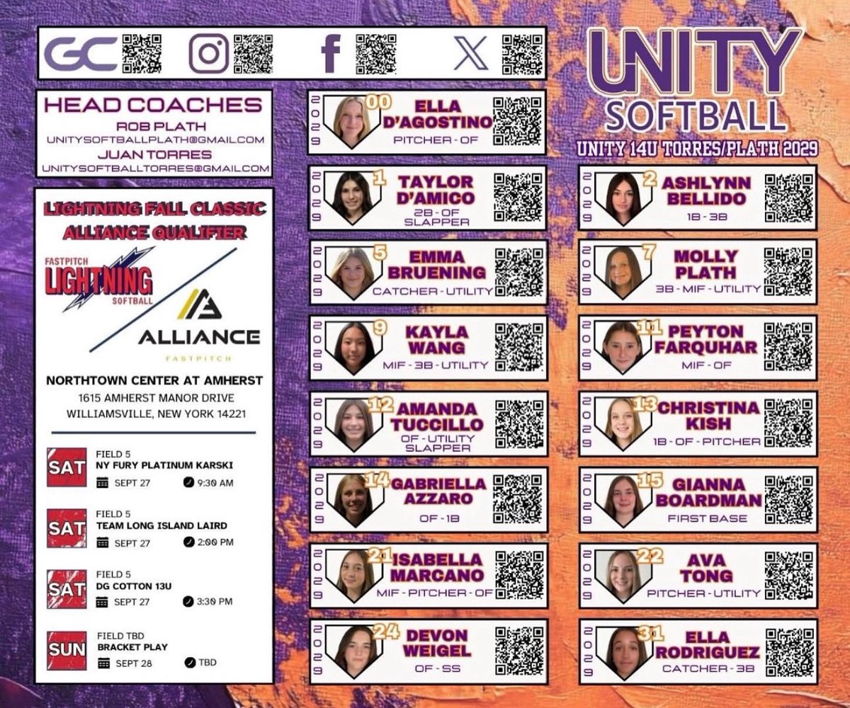 edagostino2029's tweet image. Getting ready to head up to Buffalo, New York this weekend to compete in the Lightening Fall Classic Alliance Qualifer 🥎 @Unity14uPlath @CoastRecruits @TOP_D1RECRUITS @D1Softball @UnityNewJersey @VAUnitySB