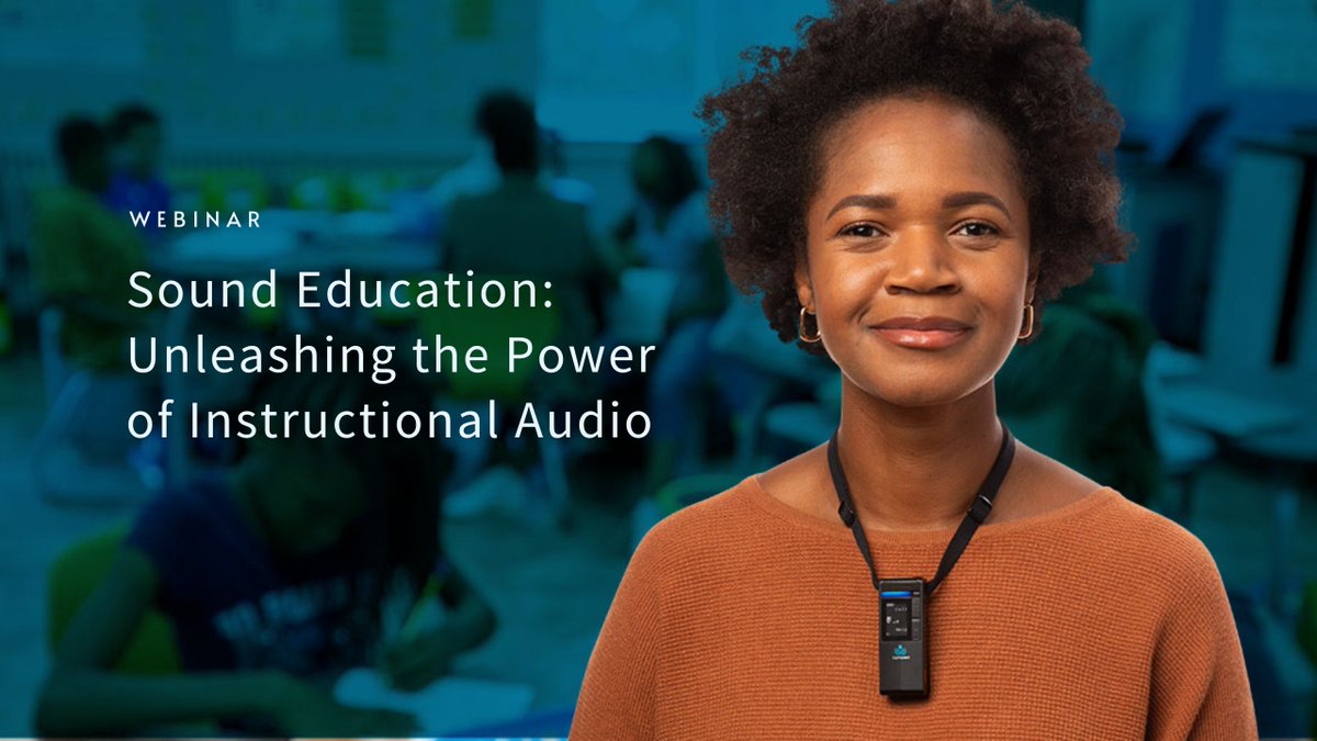 lightspeedtek's tweet image. Safe schools need clear communication.

Secure your spot for tomorrow&apos;s webinar, Sound Education, to discover how sound shapes the learning environment. 

Register: bit.ly/3Kfb7Fe

#InstructionalAudio #Webinar  #EducationWebinar #ConnectedClassrooms