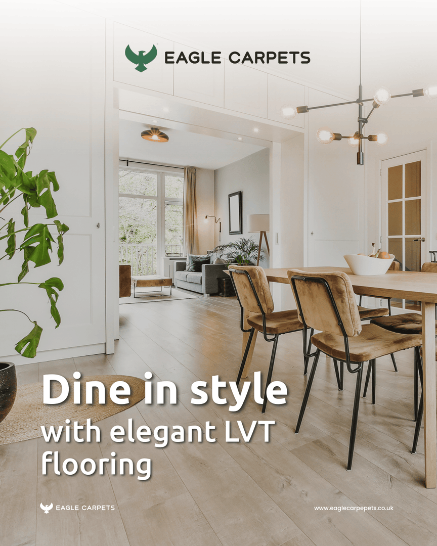 Eaglecarpets's tweet image. Why choose between style and practicality when you can have both? 

Step into comfort with our LVT flooring, offering sleek design and lasting durability for your home. 

🏡 Visit our Coventry showroom today! 

#StyleAndPracticality #LVTFlooring #EagleCarpets