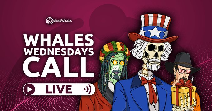 Whales Wednesdays is LIVE 🔴

GHOST Community members can have actual input over the future direction of the GHOST Project. Available ONLY to GHOST Whales 👻🐳

Become GHOST Whale 👇
🔗 https://ghostchain.io/whales-apply