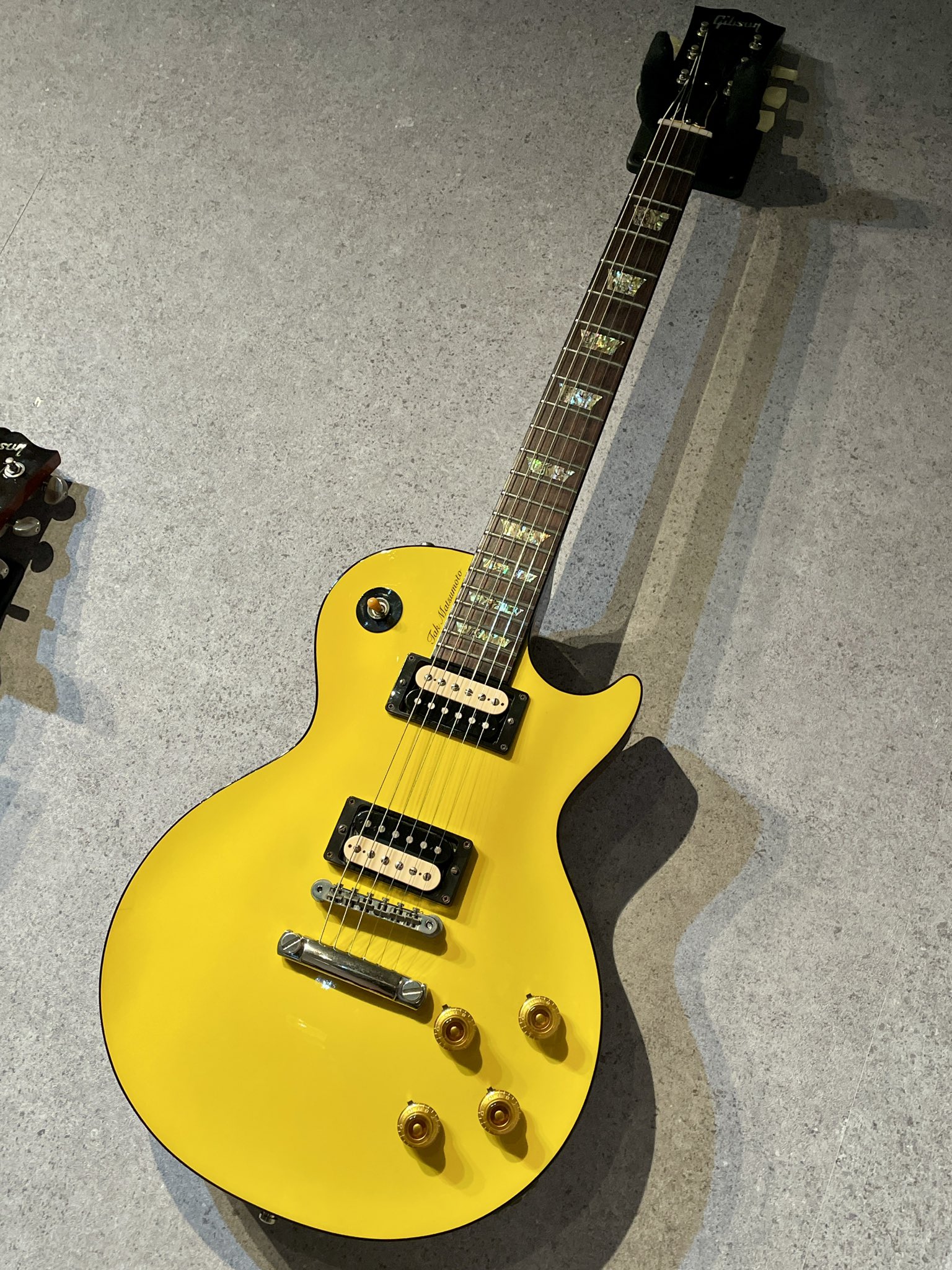 ギター B'z Tak Matsumoto Les Paul Canary Yellow エレキギター】Gibson Custom Shop-20年の時を経て松本孝弘(B'z