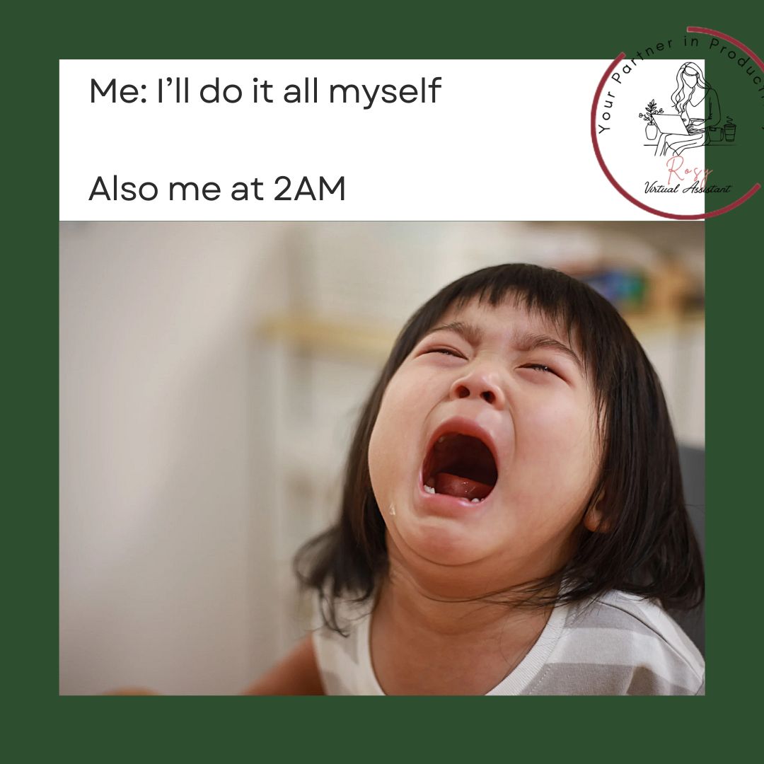 _Itsrossyyy016's tweet image. Me: l&apos;ll do it all myself.

Also me at 2 AM

#BusinessMeme #VAhumor #EntrepreneurProblems