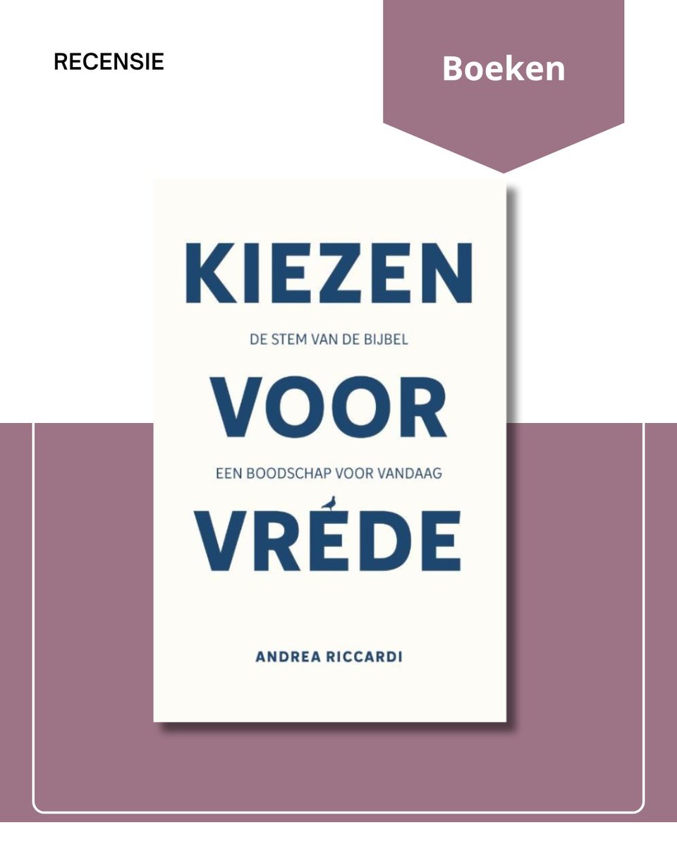 Oorlog domineert het wereldnieuws, van Oekraïne tot het Midden-Oosten. In Kiezen voor vrede houdt de Italiaanse historicus en Sant’Egidio-oprichter Andrea Riccardi een pleidooi voor vrede. Theoloog en legeraalmoezenier Erik Sengers las het boek en deelt zijn bevindingen