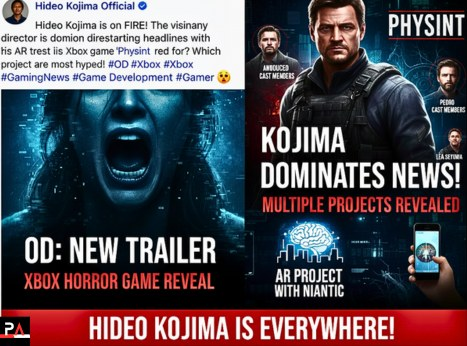 pcaesthetic1's tweet photo. Kojima is everywhere! 😈

A new AR game with Niantic, a trailer for Xbox horror game OD, and cast news for Physint. The future of gaming is looking wild.

#HideoKojima  #KojimaProductions  #gamingtwt #kojimaproduction #horrorgame #gamergirl #GamingNews #twitchstreamer https://t.co/sawHPaN7dW