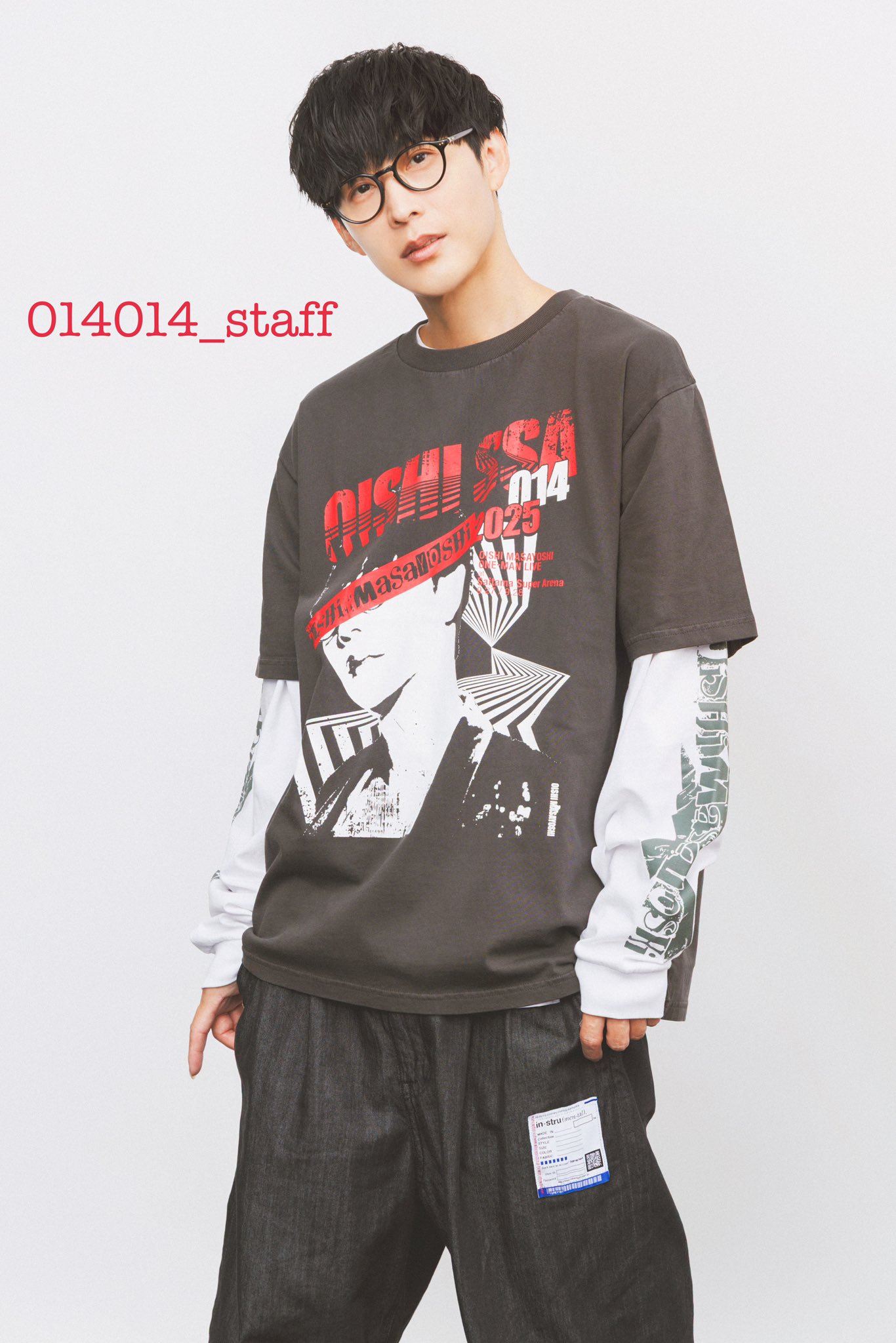 大石昌良(オーイシマサヨシ) ライブTシャツ Generic.014】Tシャツ PIGMENT BLACK Mサイズ（オーイシSSA