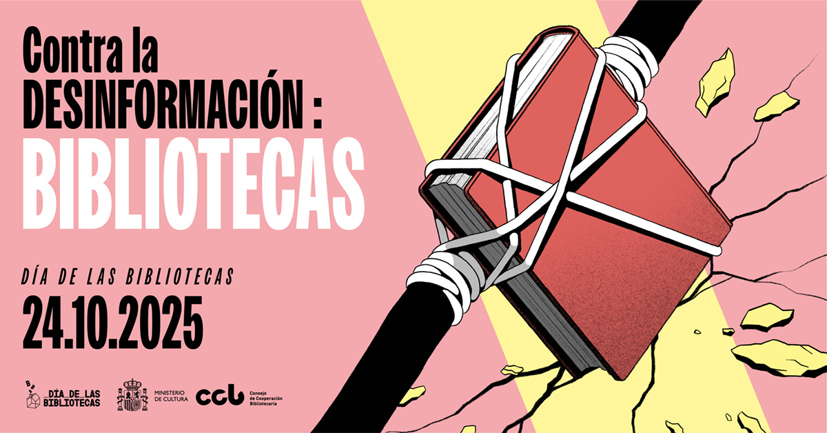 Este maravilloso y combativo cartel es obra de la ilustradora Laura Wächter 📕🪓.

Podéis descargarlo, adaptado a varios formatos y en las distintas lenguas oficiales del Estado, en nuestra página web 👇
cultura.gob.es/cultura/areas/…