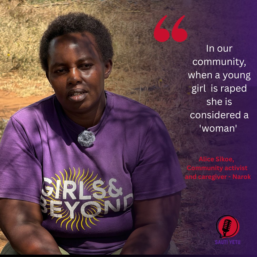 Through the #SautiYetu campaign, we are challenging dangerous beliefs that normalize violence against women and girls, because every survivor deserves justice, dignity, and protection, nothing less. 

These truths may be hard to hear, but they must be spoken.

Join us as we