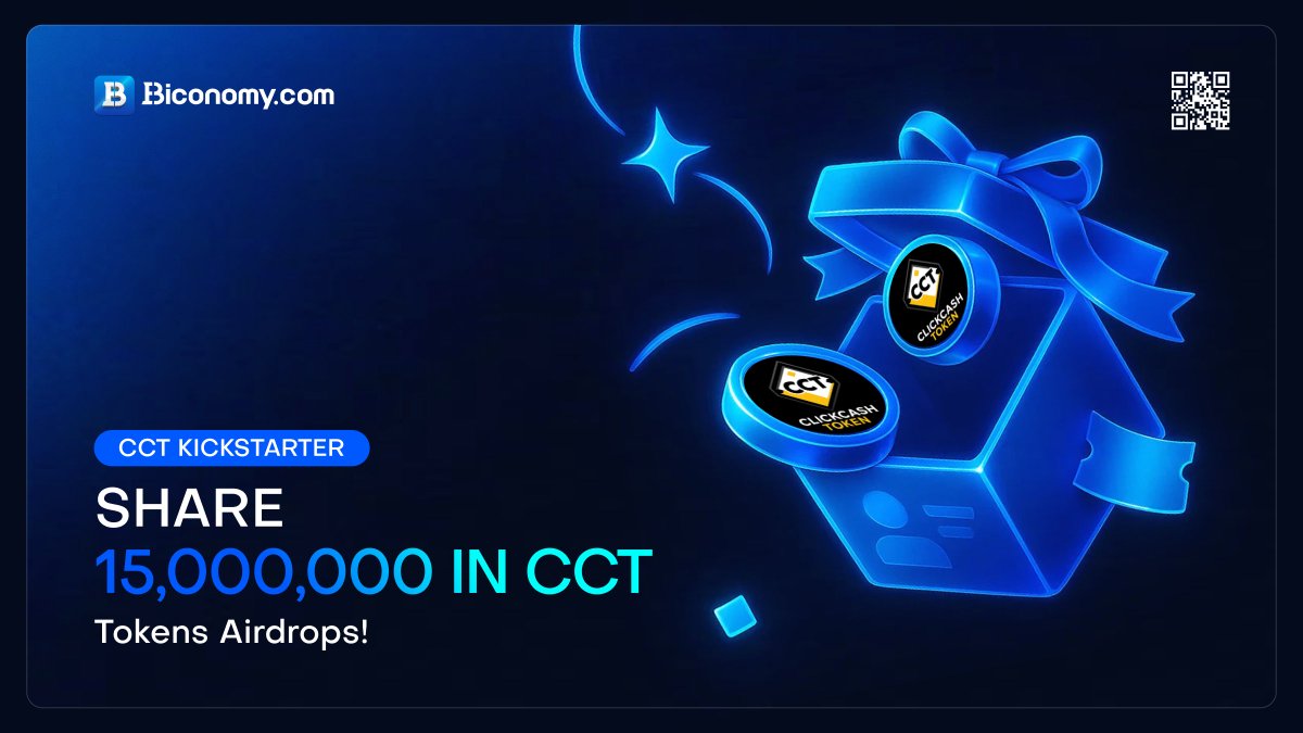 🚀 Biconomy.com &amp; #ClickCash Kickstarter - 15,000,000 $CCT Airdrops! 🚀

Biconomy.com is thrilled to launch another session of #Kickstarter, where users can commit USDT Tokens to win #airdrop rewards 🔥

🔥 We will be showcasing the <a href="/ClickCashCoin/">ClickCash CCT</a> project on
