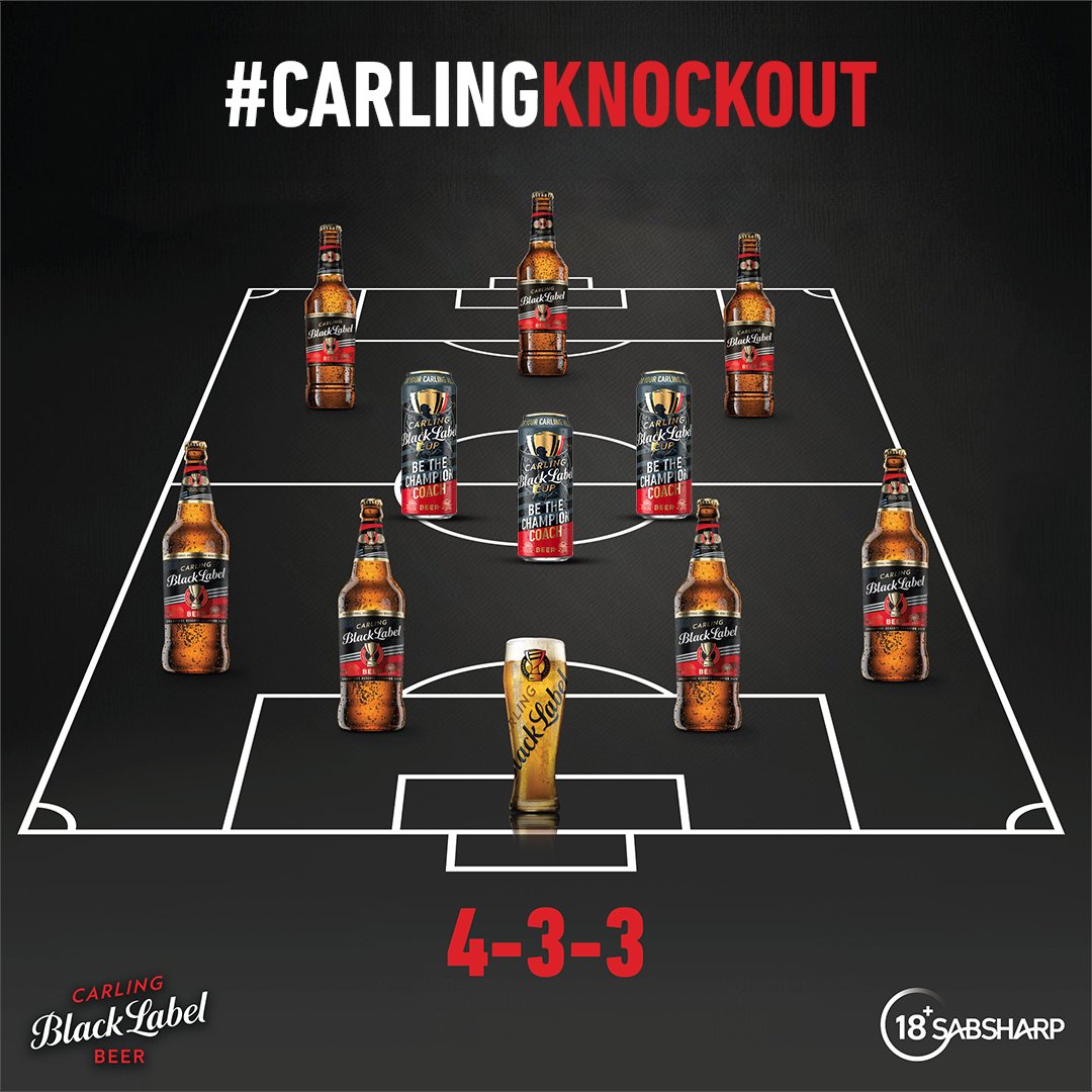 blacklabelsa's tweet image. Magenge, we’re BACK with the 3rd edition of the Carling Knockout! 🔥This time, we’re giving you the chance to bring your own formation, ⚽ 4-4-2, 3-4-3 or 5-4-1 ⚽️​. 

Dial *120*660# or go to: carlingblacklabelcup.co.za to vote. 

QT your best formation using #CarlingKnockout for a…
