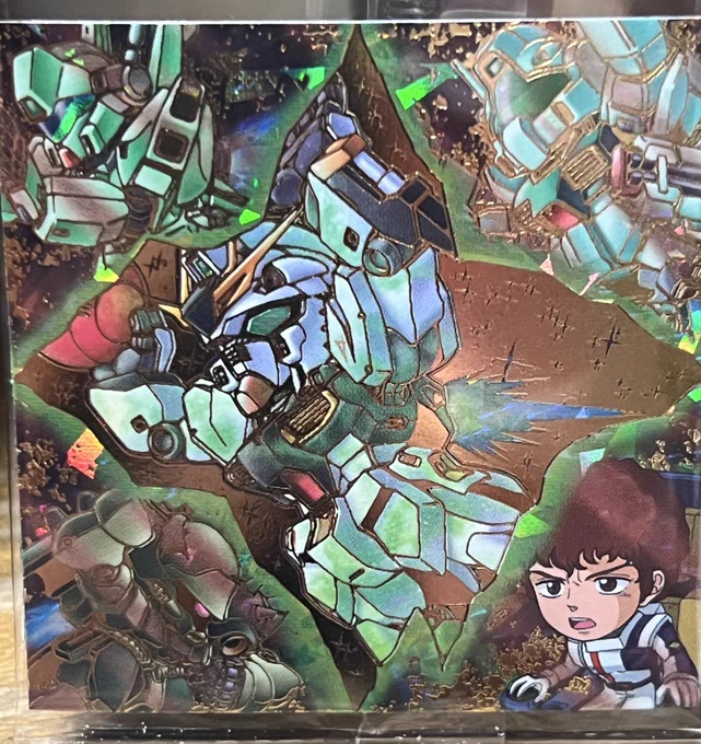ウエハース2個買ったらアクシズショックとミゲルジン当たったー!! 神引っすわ