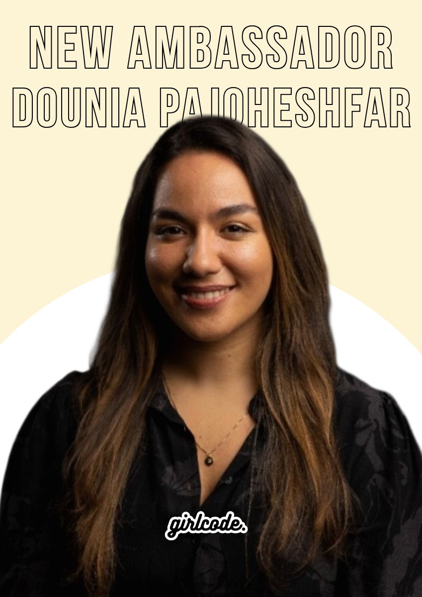 GirlCodedev's tweet image. ⭐️We would like to introduce our new ambassador! Dounia Pajoheshfar! 🎉
Sr. Product Marketing Manager at Celonis based in Madrid, Spain! Welcome to the team! girlcode.dev/girlcodeambass…
#girlcode #ambassador #womenintech