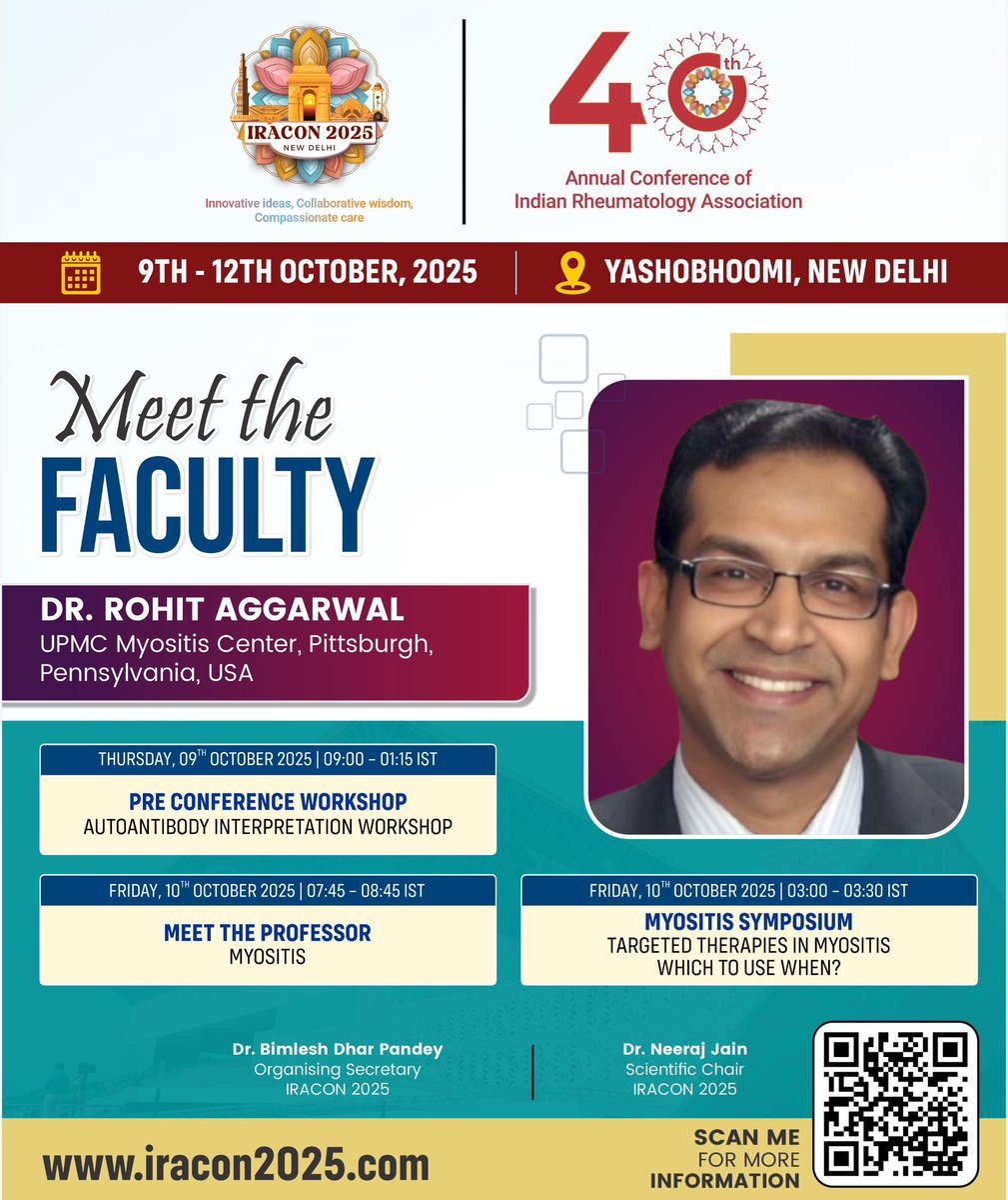 Meet our faculty

Autobody workshop and myositis

<a href="/Iracon2025/">IRACON 2025</a> #IRACON25