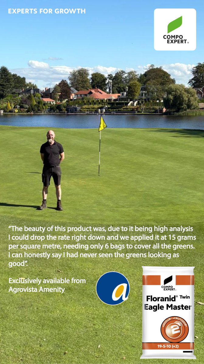 We recently caught up with Estates Manager John Quinn from <a href="/TheMereGreens/">TheMereGreens</a> to discuss his approach to managing such a high profile golf course and the COMPO EXPERT program he uses to create fantastic playing surfaces all year-round. #expertsforgrowth 👏  Read the testimonial here