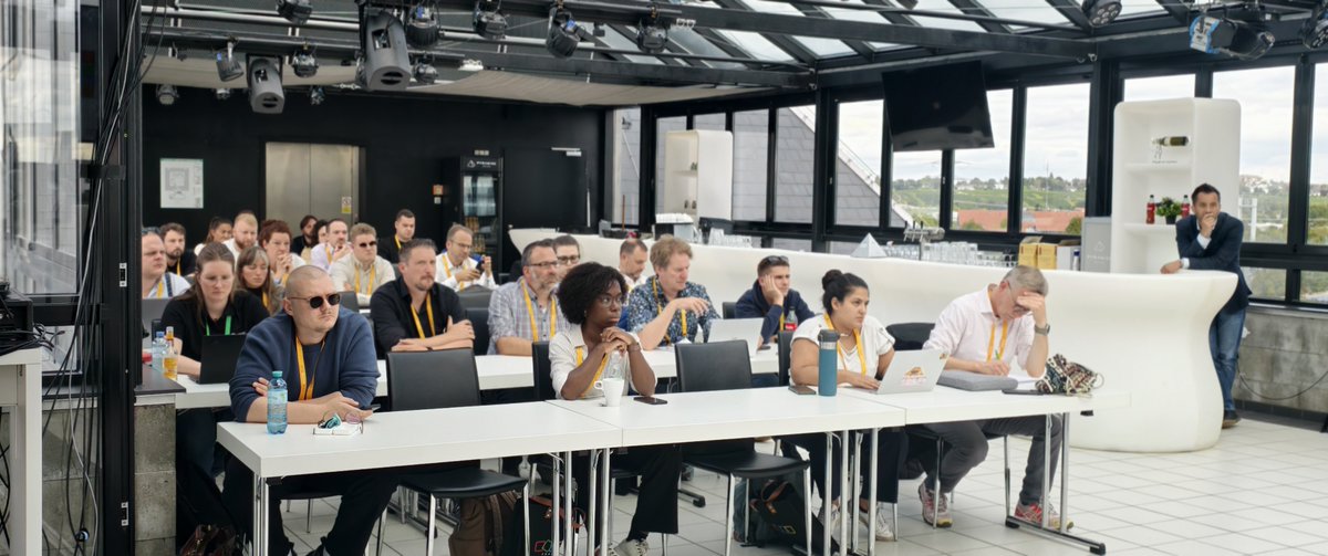 ZohoFlow's tweet image. It's a wrap at Zoholics DACH 2025! At this year's event, we talked about our product features and best practices and shared some of our latest updates with the attendees.
Thank you everyone for being a part of the event and making it special. Until next time!
