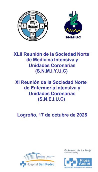 El próximo 17 de octubre participaremos en la XLII Reunión de Sociedad Norte
de Medicina Intensiva y 
XI Reunión de Enfermería Intensiva y
Unidades Coronarias en Hospital San Pedro de <a href="/riojasalud/">Riojasalud.es</a> con el servicio extendido de medicina intensiva. Os esperamos!