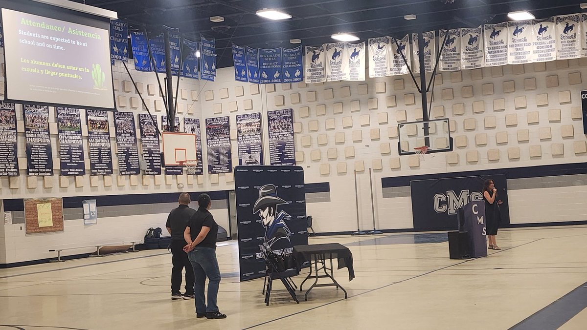LLopezJr_CMS's tweet image. Cowboy Community Outreach &amp;amp; Engagement: We had an amazing turnout at tonight&apos;s 8th Grade Parent Information Night at The Ranch. Kudos to Counselors Peña and Nuñez for putting it together. Go Cowboys! @WalterEClarkeMS @JEstrada_CMS @Cnunezcounselor @rachel_dsc #TeamSISD