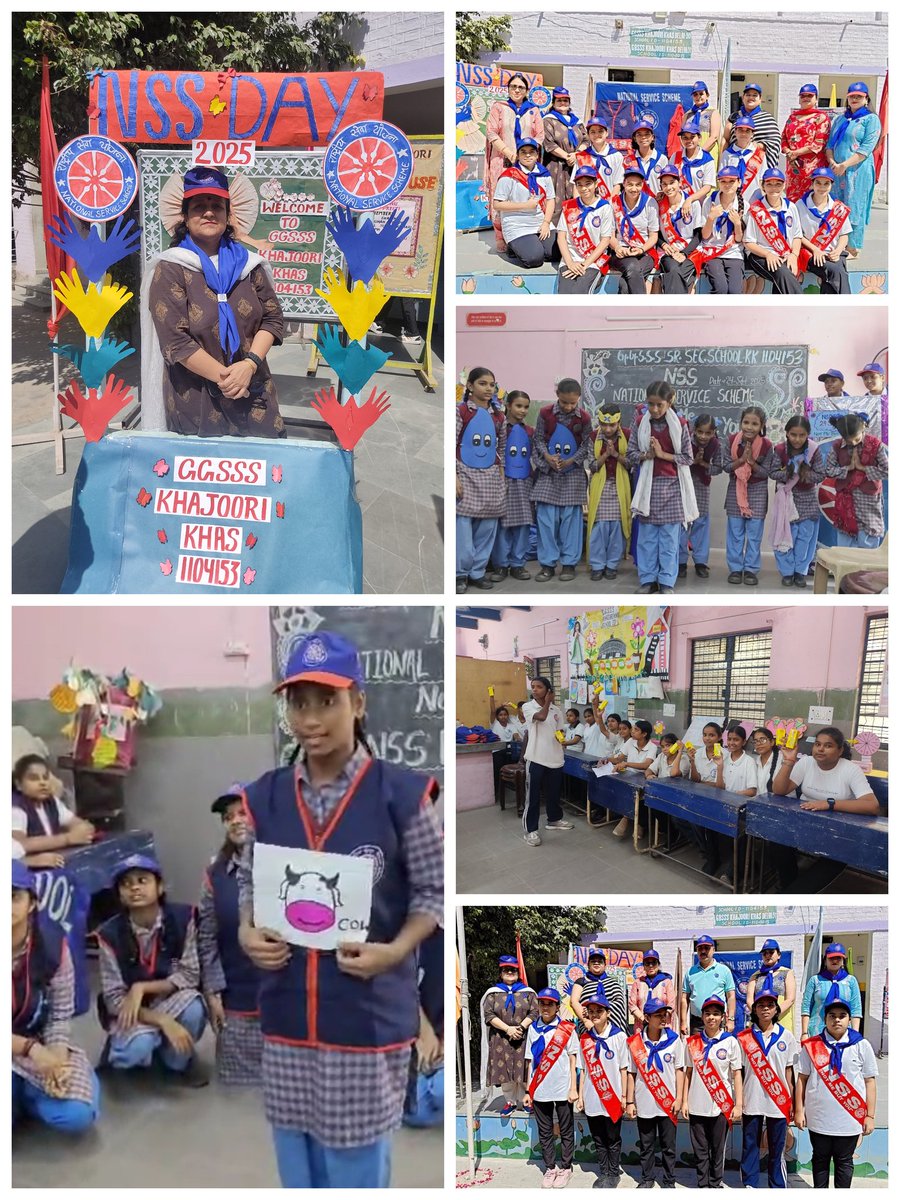 KhajooriKhas's tweet image. #NSSDAY2025
#NationalServiceScheme
#Notmebutyou
NSS Day celebrated with full enthusiasm in our school.
NSS Day is celebrated annually on September 24th to commemorate the formal launch of the National Service Scheme (NSS) in 1969.