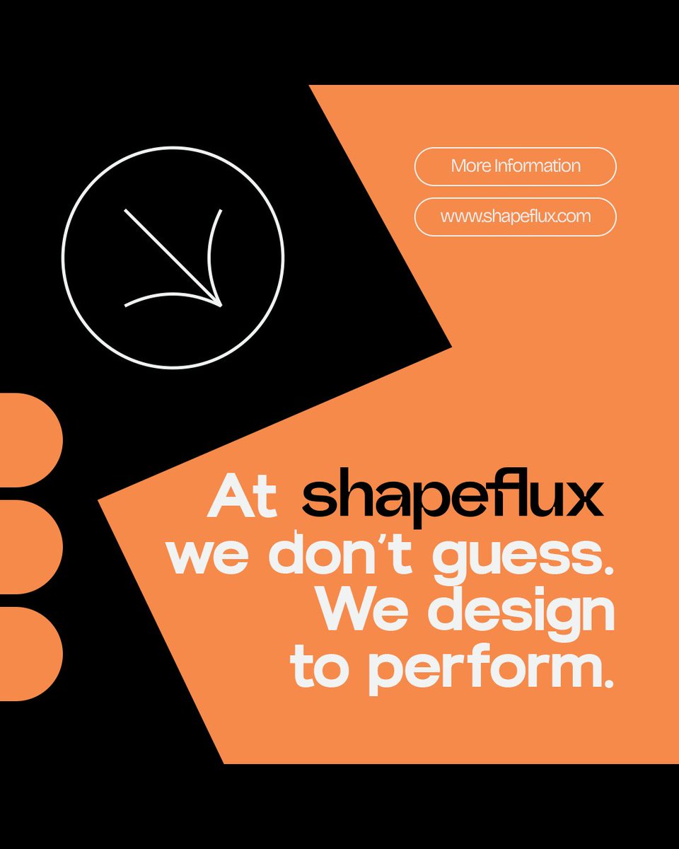 shapeflux's tweet photo. Design is not a file. It’s a function of performance.
Learn how we turn pixels into outcomes. Link in bio.
#StrategicDesign #UXStrategy #DesignProcess #Shapeflux https://t.co/S9oYqiepEk