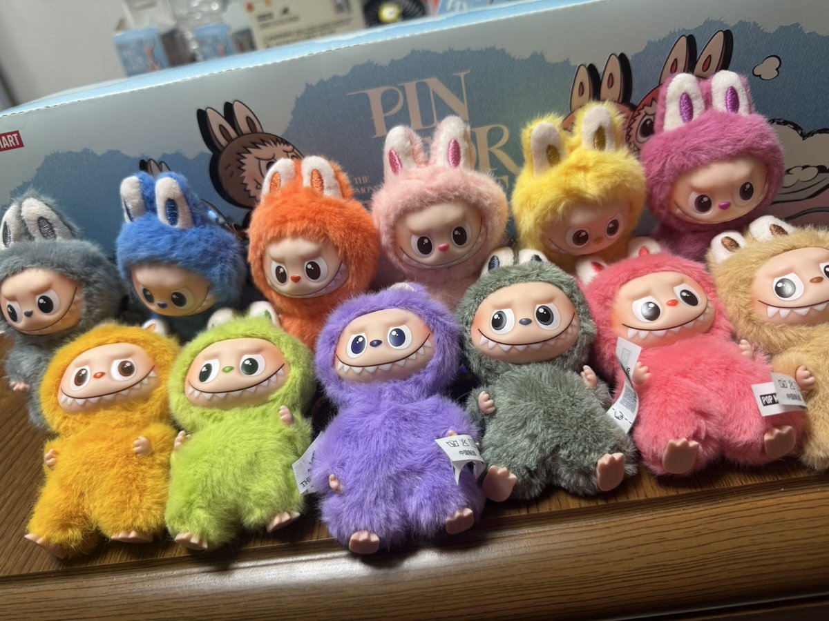イニシャルラブブ購入✨お友達のRとXを除いたラブブ🥰
本当は前半が欲しかったんだけどなー。
娘が欲しい分以外は娘のお友達にお譲りが決まった✨✨まさかのシークレットが出るとは…。