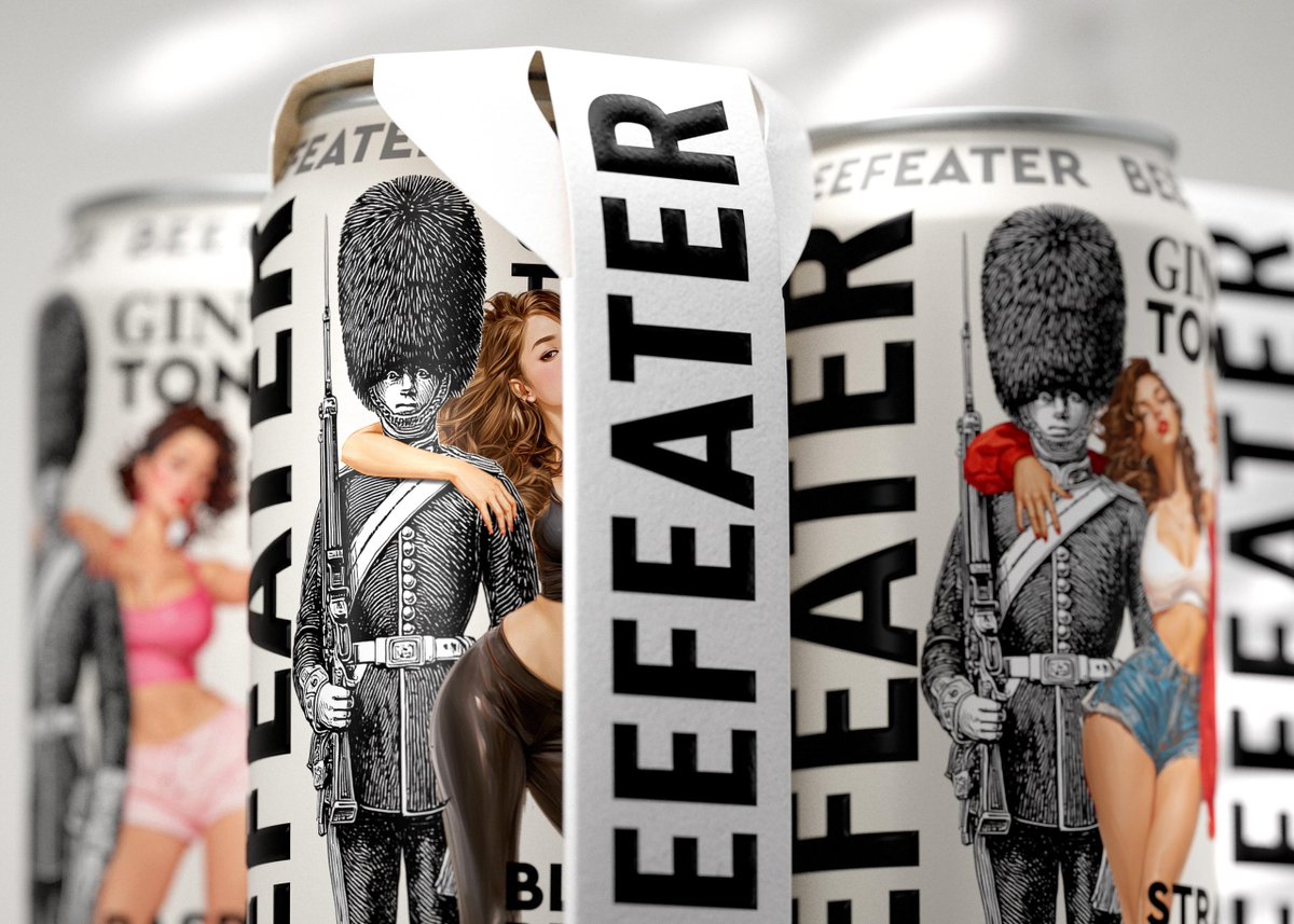 packagings's tweet image. Beefeater #GinTonic - The iconic #Londonguard illustration anchors the design in tradition, while playful pin-up style characters and vibrant fruit graphics inject energy and contemporary appeal.

packagingoftheworld.com/2025/09/beefea…

#packagingdesign by Constantin Bolimond