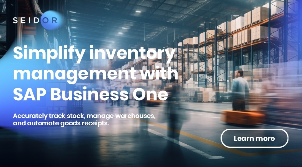 SeidorUK's tweet image. Take the guesswork out of inventory management with SAP Business One 📦

Track stock levels, manage warehouses, and automate goods receipts/issues, ensuring you have the right products at the right time ✔️

Learn more: hubs.li/Q03JjnxQ0

#SAPCloudERP #SAPBusinessOne #ERP