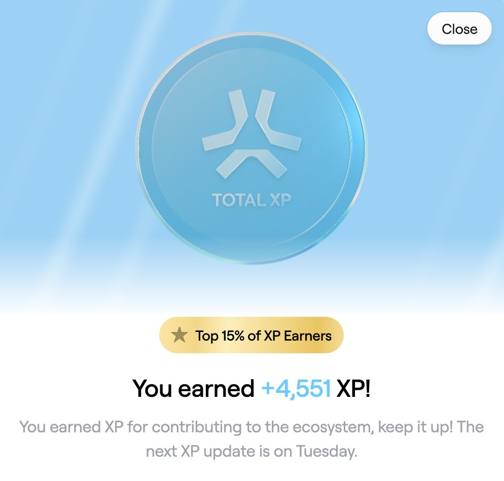 cubefast1's tweet image. I checked the amount of Weekly XP from @AbstractChain . I can't say that I earned a lot this week, but it was stable