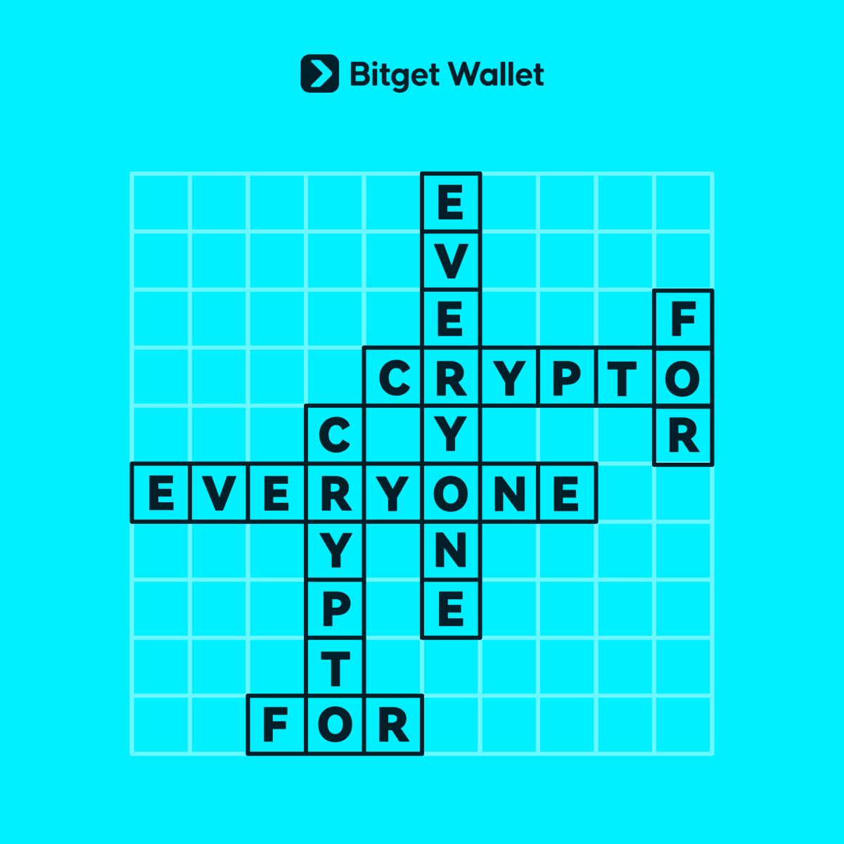 BitgetWallet's tweet image. Crypto crossword puzzles are ez #Crypto4Everyone