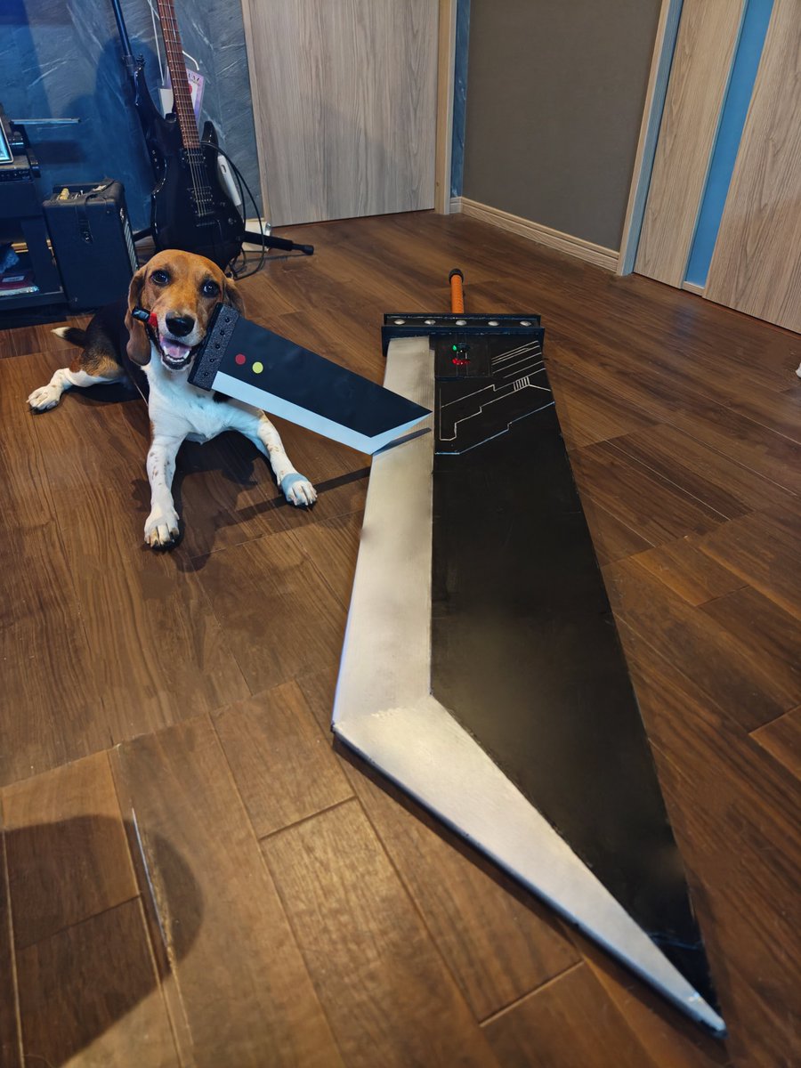 バスターソードと犬