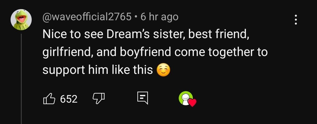 DWT_UPDATES's tweet photo. 🔴 | Dream liked this reply under his YouTube short 😳 https://t.co/yjNEuSi1hy