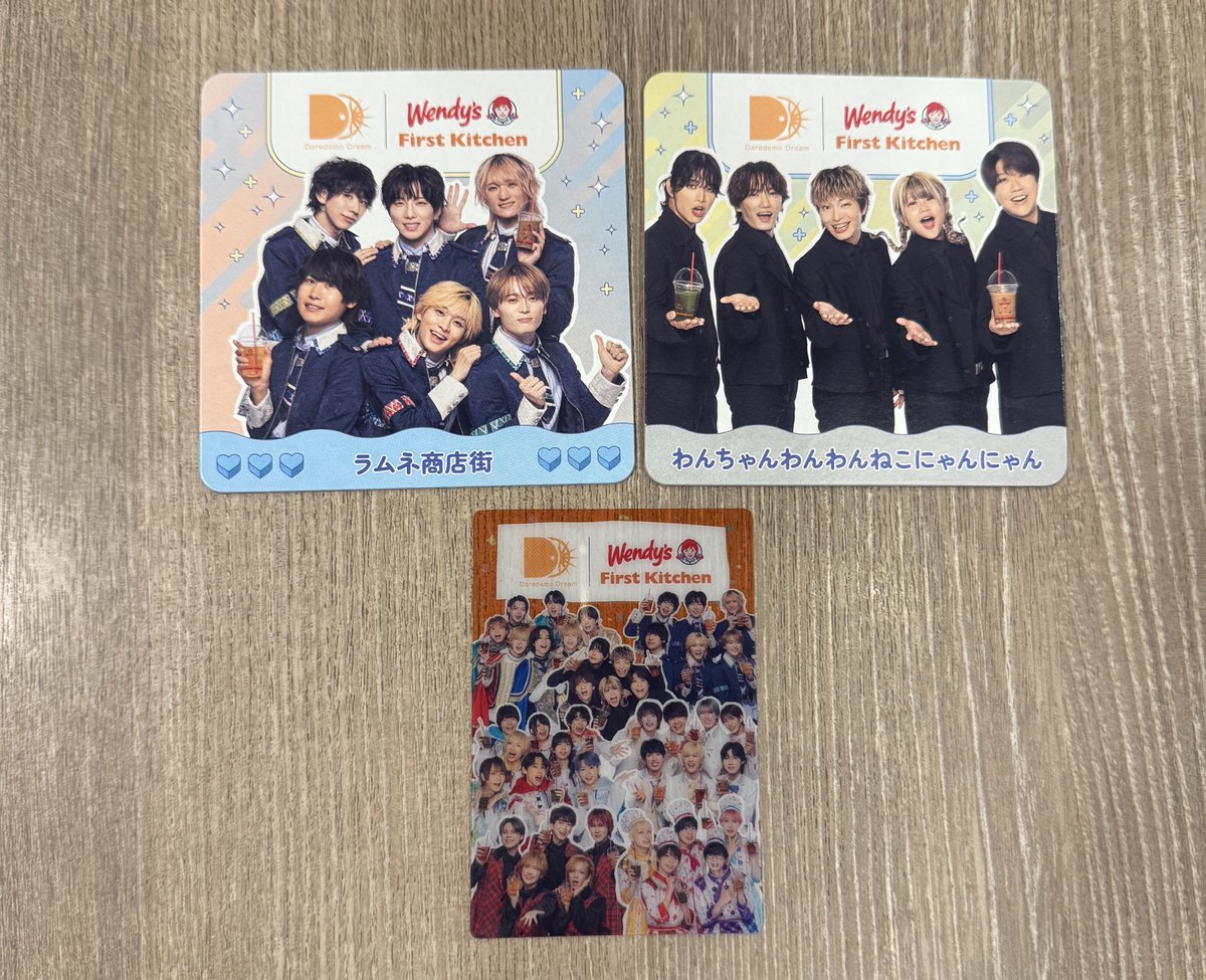 ウェンディーズ コラボ Mesemoa. めせもあ。パンダドラゴン  パラゴン ReLIT ナナクロニクル  わんにゃん ラムネ商店街  メロメロ パリパリ クリアカード コースター 

【譲】画像参照

【求】🐼🐲

現在池袋店にて交換可能です。