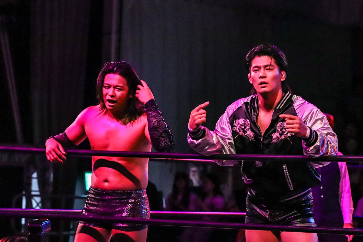 lion_highfly's tweet image. 25/9/24 #DragonGate 後楽園
俺が俺が！！ってなってて可愛かったです
#TheGateOfMIYANE2025 #帆希 #安齊勇馬 #ajpw