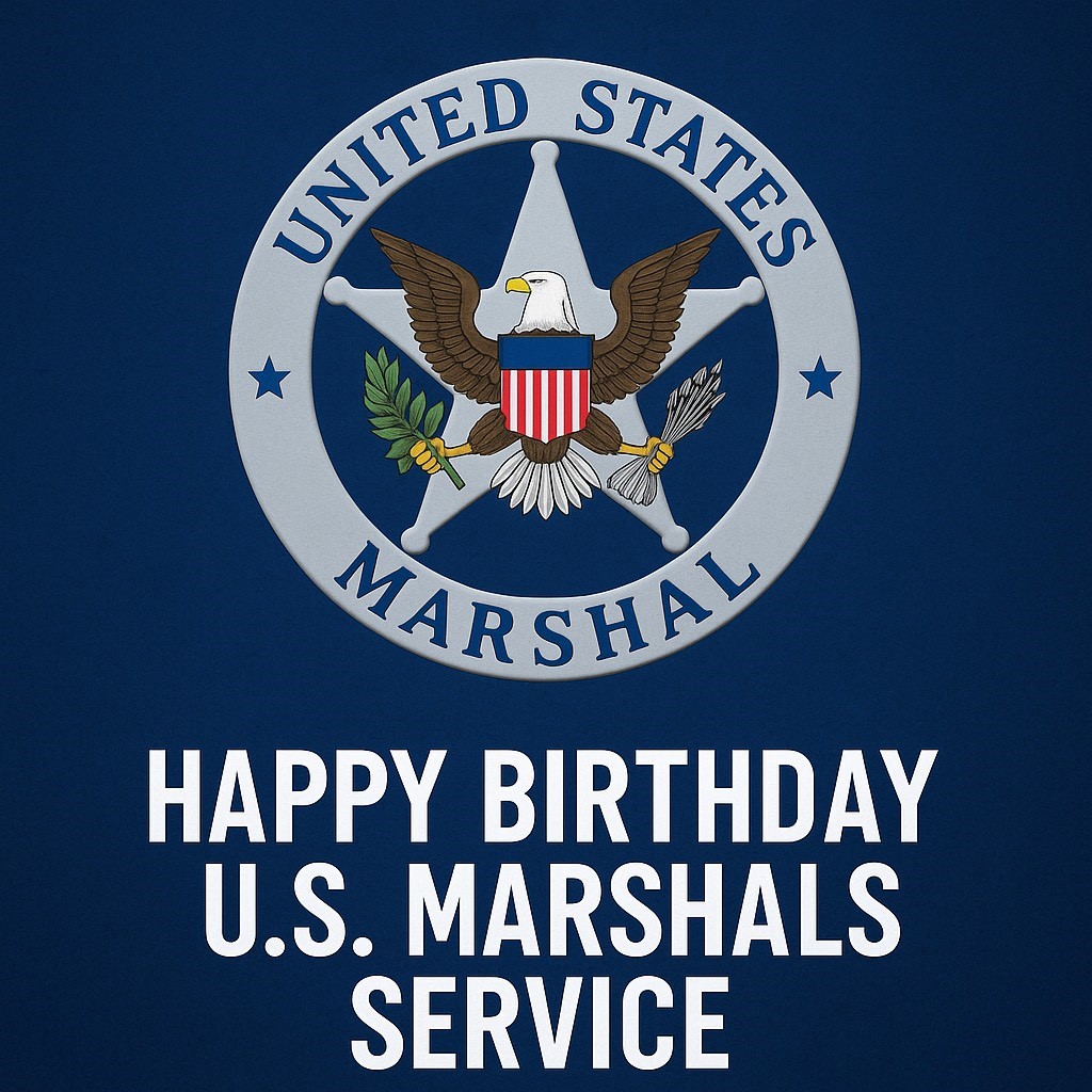 Happy Birthday to <a href="/USMarshalsHQ/">U.S. Marshals Service</a>!