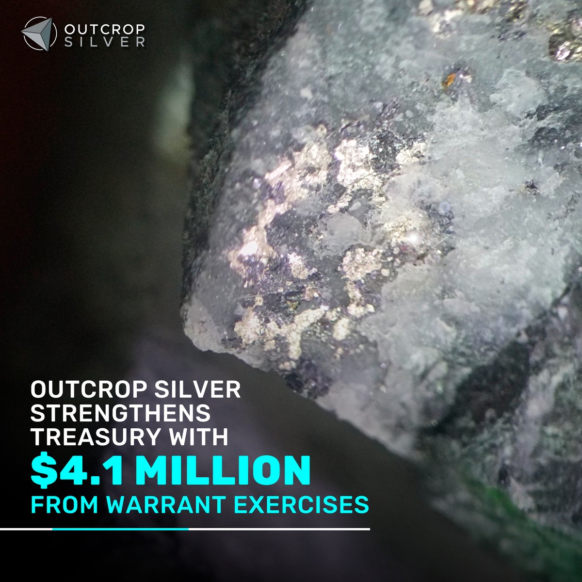 OCG_Silver's tweet photo. #OutcropSilver strengthens its treasury with C$4.1M from the exercise of warrants—further advancing the Santa Ana high-grade primary silver project in Colombia.
With over 31,000 m drilled in 2025, Santa Ana is on track for a resource update in Q1 2026, reinforcing both confidence in the project and its growth potential.
Backed by strong shareholder support, a solid balance sheet, and an active drill program, Outcrop Silver is well positioned to continue expanding one of the world’s highest-grade primary silver systems.
Full release: https://t.co/0UcXCctezN
$OCG.V $OCGSF #Silver @OCG_Silver
Outcrop Silver: Grade Within Reach.