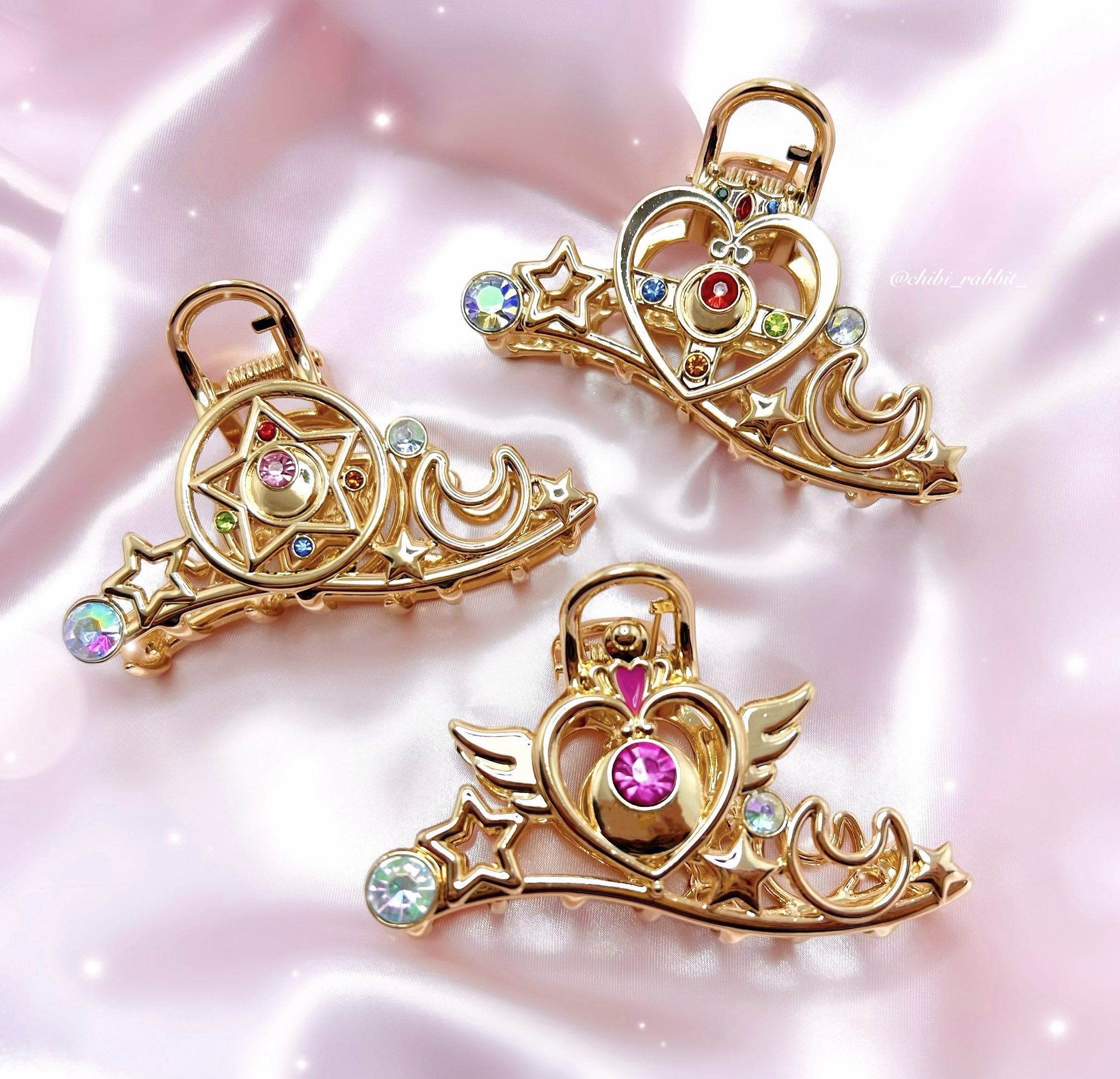 激レア　完売品　セーラームーンストア　限定　ヘアクリップ ストアオリジナル ヘアクリップ ムーンスティック: 全商品