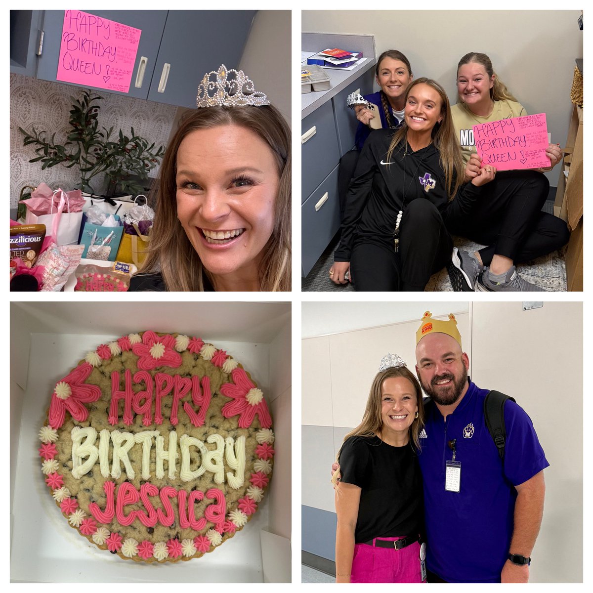 Birthday twins, surprises, thoughtful gifts, and sweet treats! Thankful to work with such incredible people that made the day so special.