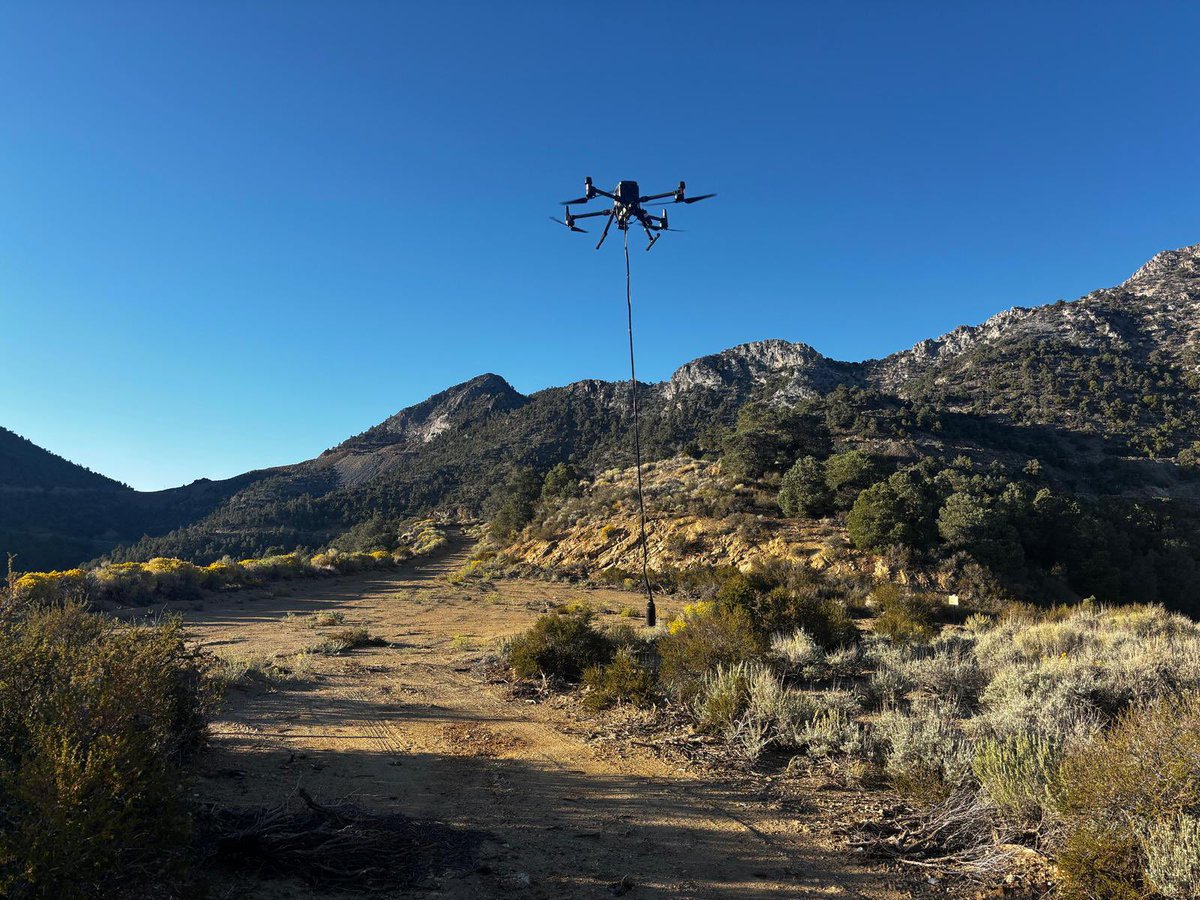 ✅ Activity at Tempiute continues to ramp up. 

Drilling progressing very well, IP geophysics complete, and drone magnetics now underway. 

Guardian CEO <a href="/oliverjfriesen/">Oliver Friesen</a> will be on site next week and will provide updates from site. 

All in the pursuit of Mined in 🇺🇸 tungsten.