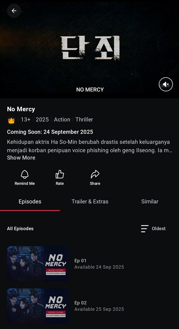 konicsclub's tweet photo. ik drama june yg baru NO MERCY bisa ditonton di app vidio ya, ep 1-2 tayang nanti malem🤩 https://t.co/rNgspO5K0I