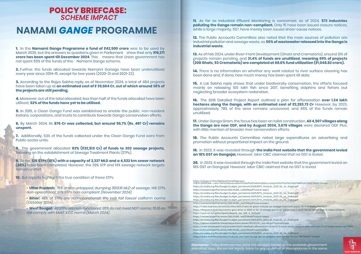 <a href="/narendramodi/">Narendra Modi</a> REALITY of #NamamiGange 👇