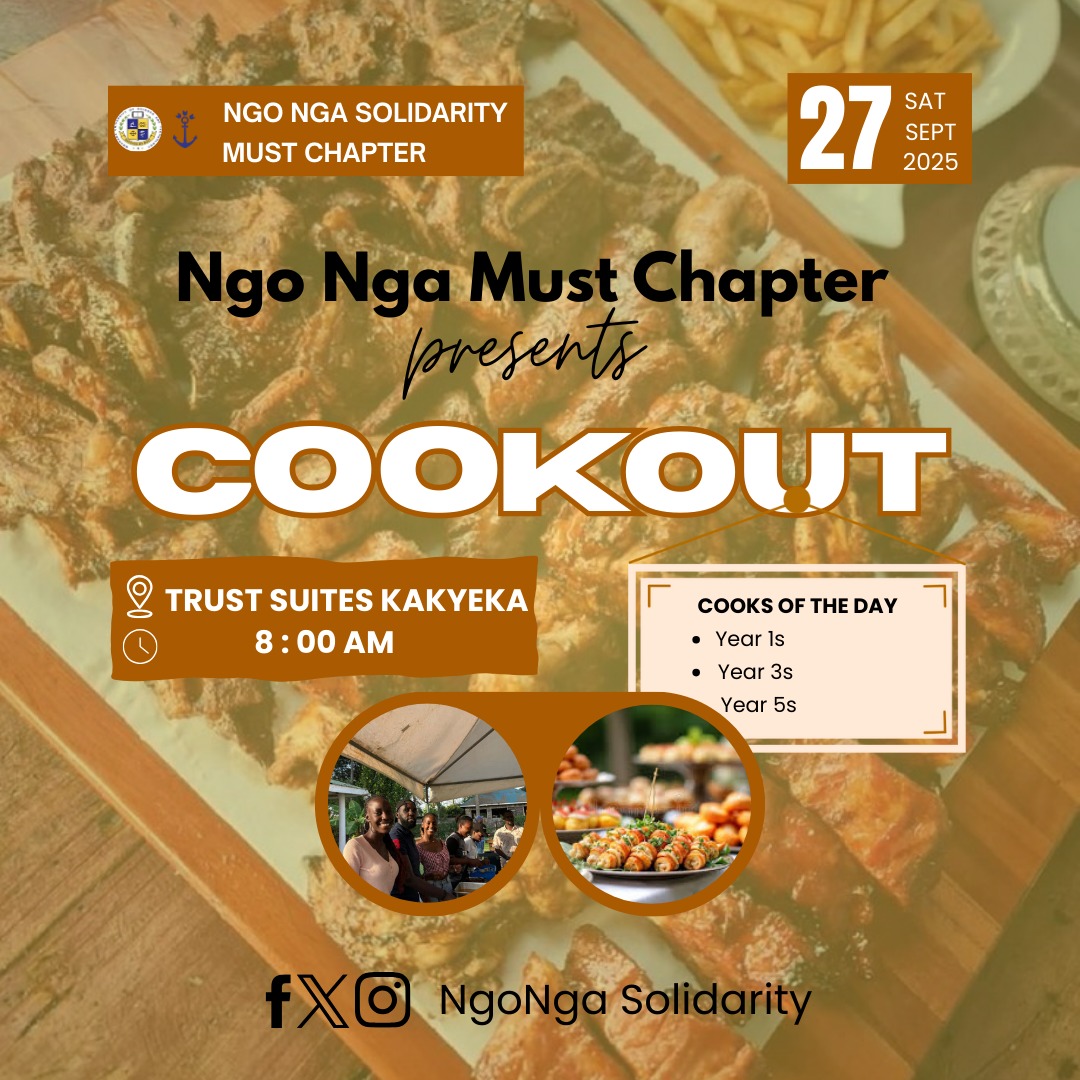 Cookout is back!!🤩 Join us at Trust Suites for yet another NgoNga cookout. We love to see it 😋