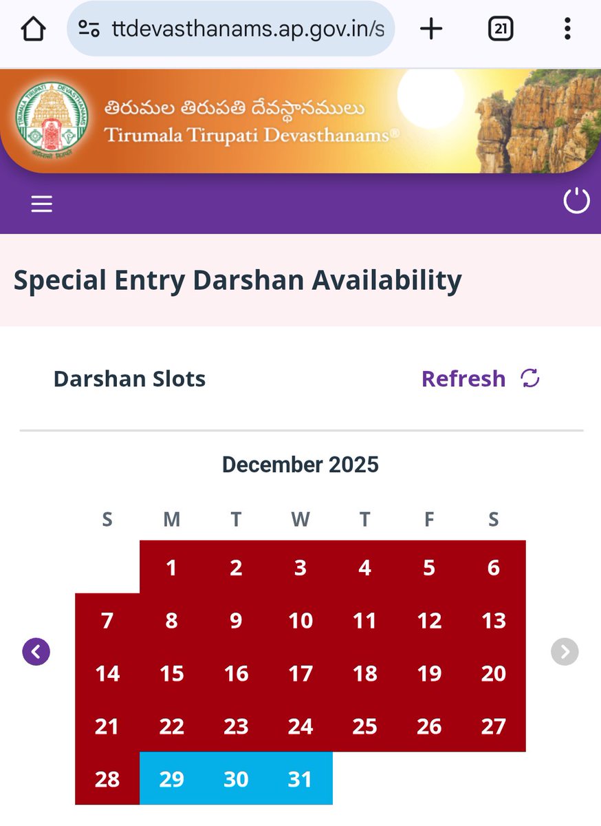 Before some of the 300 rupees tickets available at Tirumala. But now before 2 months only everything sold out. What about the people who can't book online? <a href="/TTDevasthanams/">Tirumala Tirupati Devasthanams</a> <a href="/BollineniRNaidu/">B R Naidu</a> <a href="/AnamReddy_TDP/">Anam Rama Narayana Reddy_Official</a> <a href="/ncbn/">N Chandrababu Naidu</a> <a href="/naralokesh/">Lokesh Nara</a>